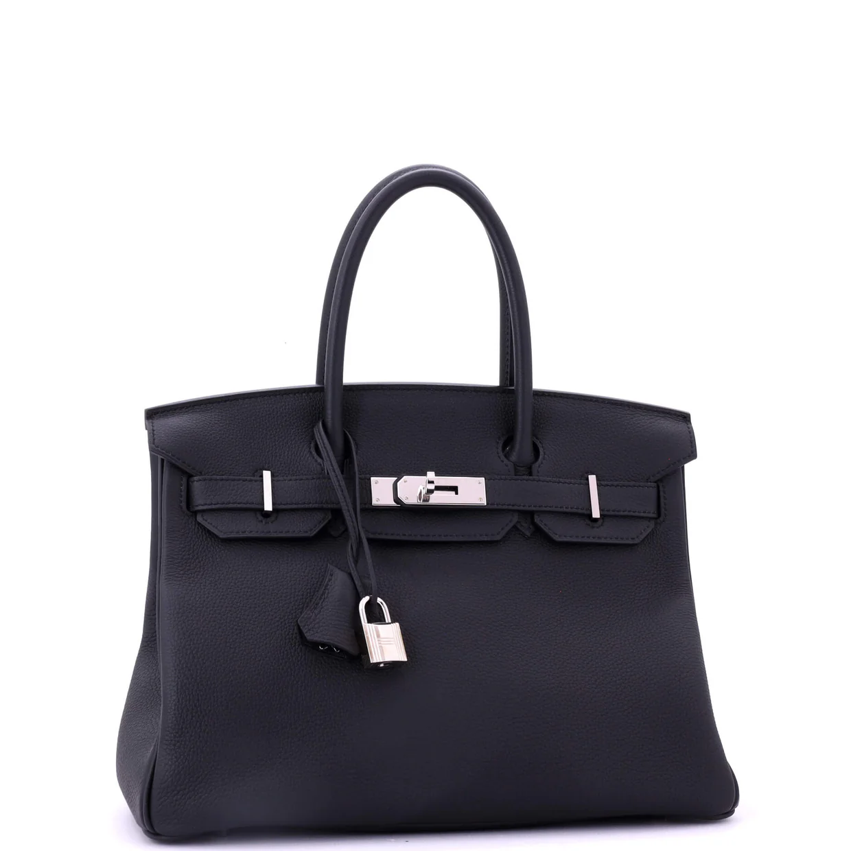 Birkin Handbag Grey Togo with Palladium Hardware 30 - Deep Luxury