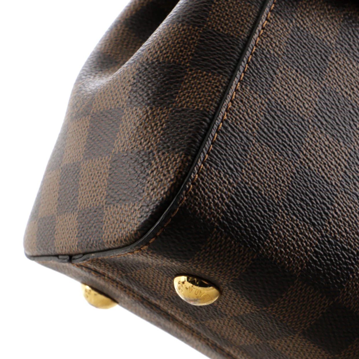 Bond Street Handbag Damier with Leather MM - Deep Luxury