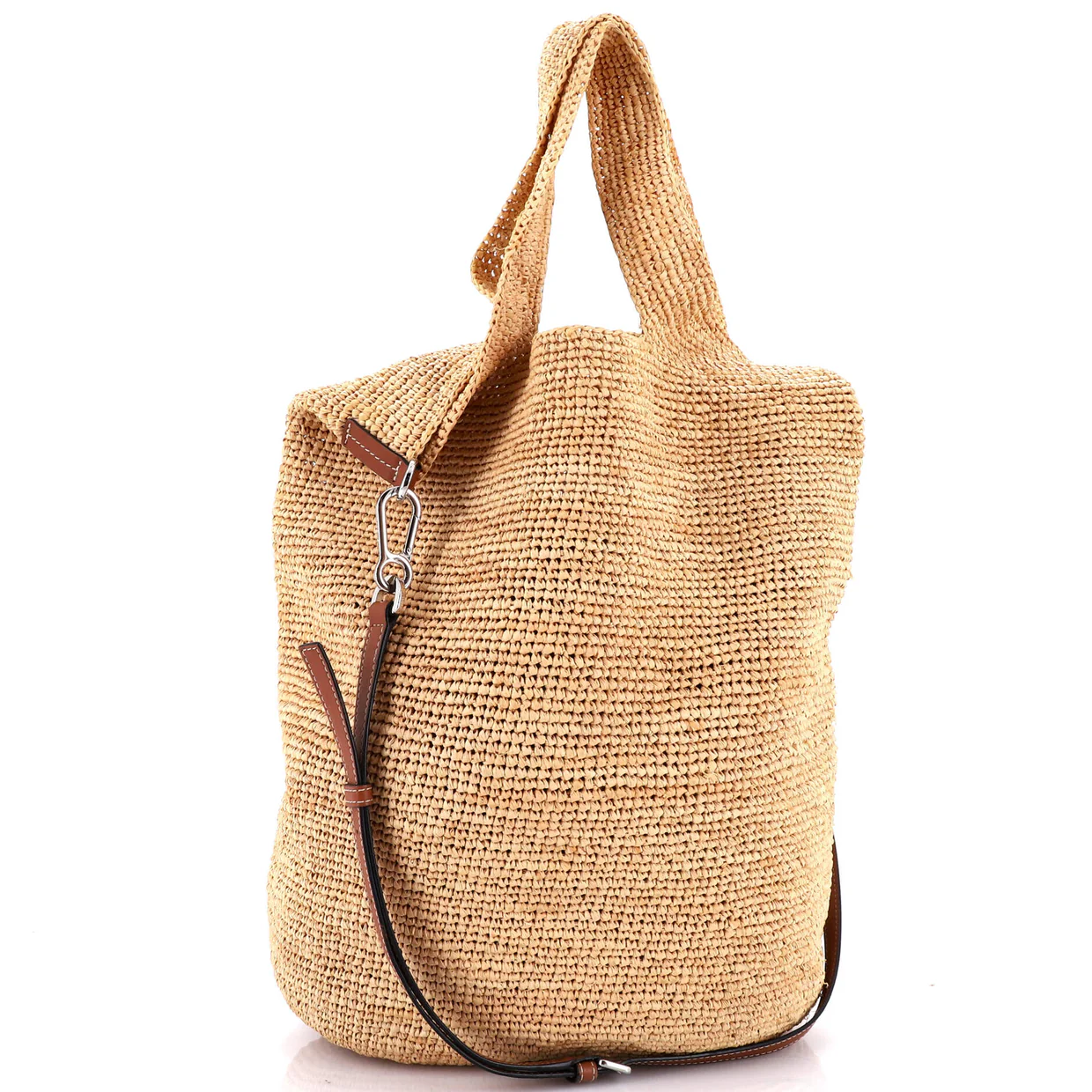 Slit Tote Straw Large - Deep Luxury