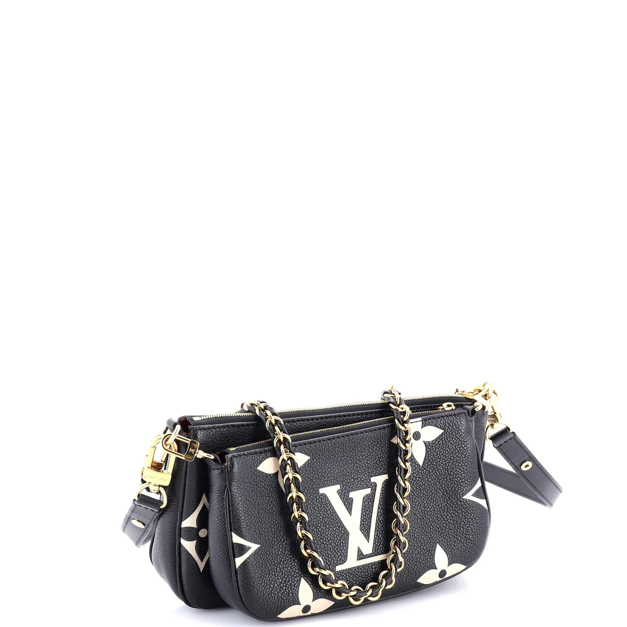 Multi Pochette Accessoires Bicolor Monogram Empreinte Giant - Deep Luxury