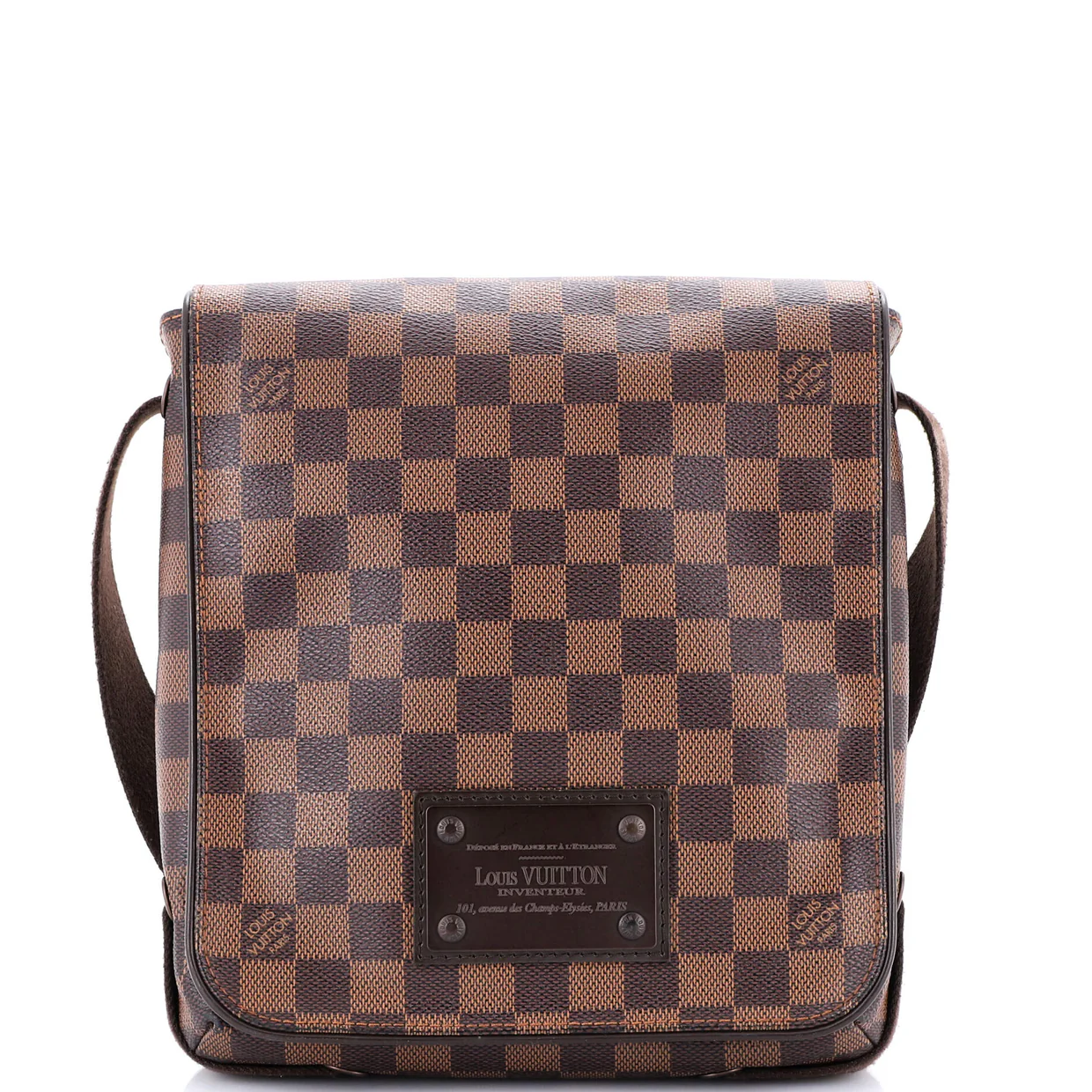 Brooklyn Handbag Damier PM - Deep Luxury
