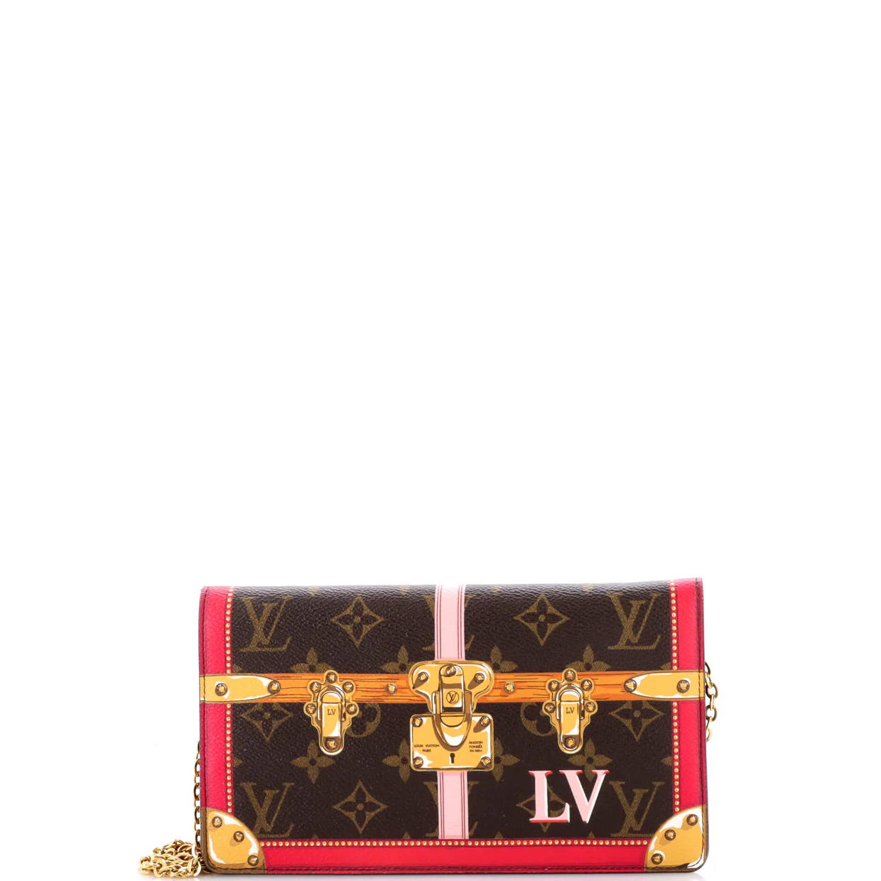 Weekend Pochette Limited Edition Summer Trunks Monogram Canvas - Deep Luxury