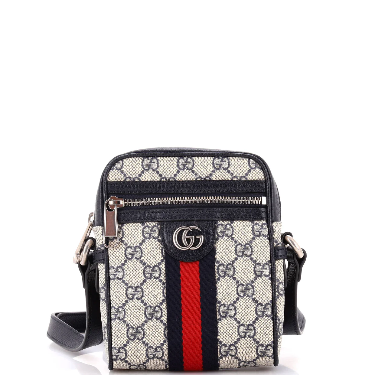 Ophidia Messenger Bag GG Coated Canvas Mini - Deep Luxury