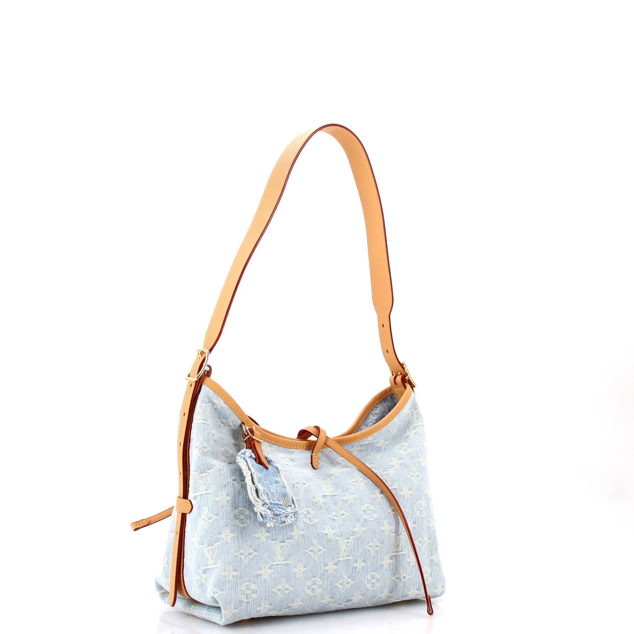 CarryAll Hobo Monogram Denim PM - Deep Luxury