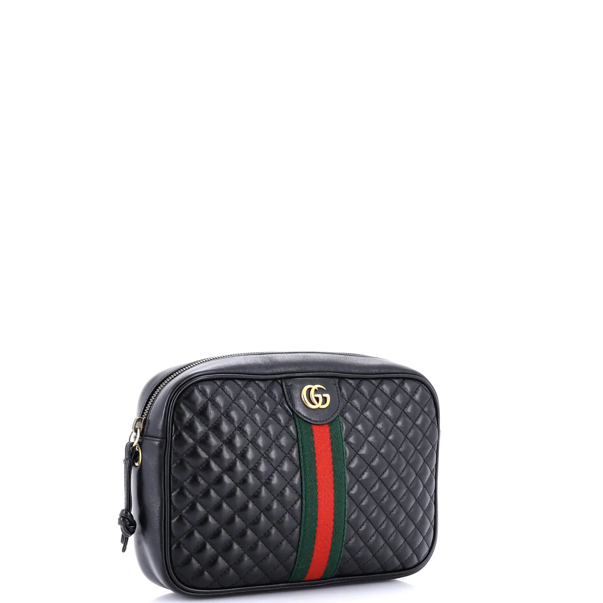 Trapuntata Camera Bag Quilted Leather Small - Deep Luxury