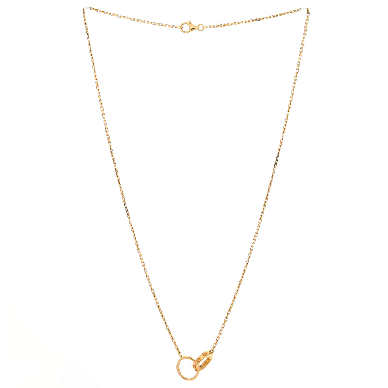 Love Interlocking Necklace 18K Yellow Gold - Deep Luxury