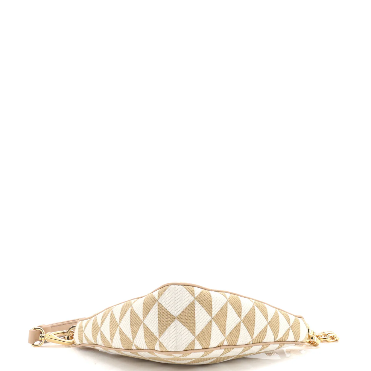 Symbole Triangle Bag Leather and Jacquard Mini - Deep Luxury