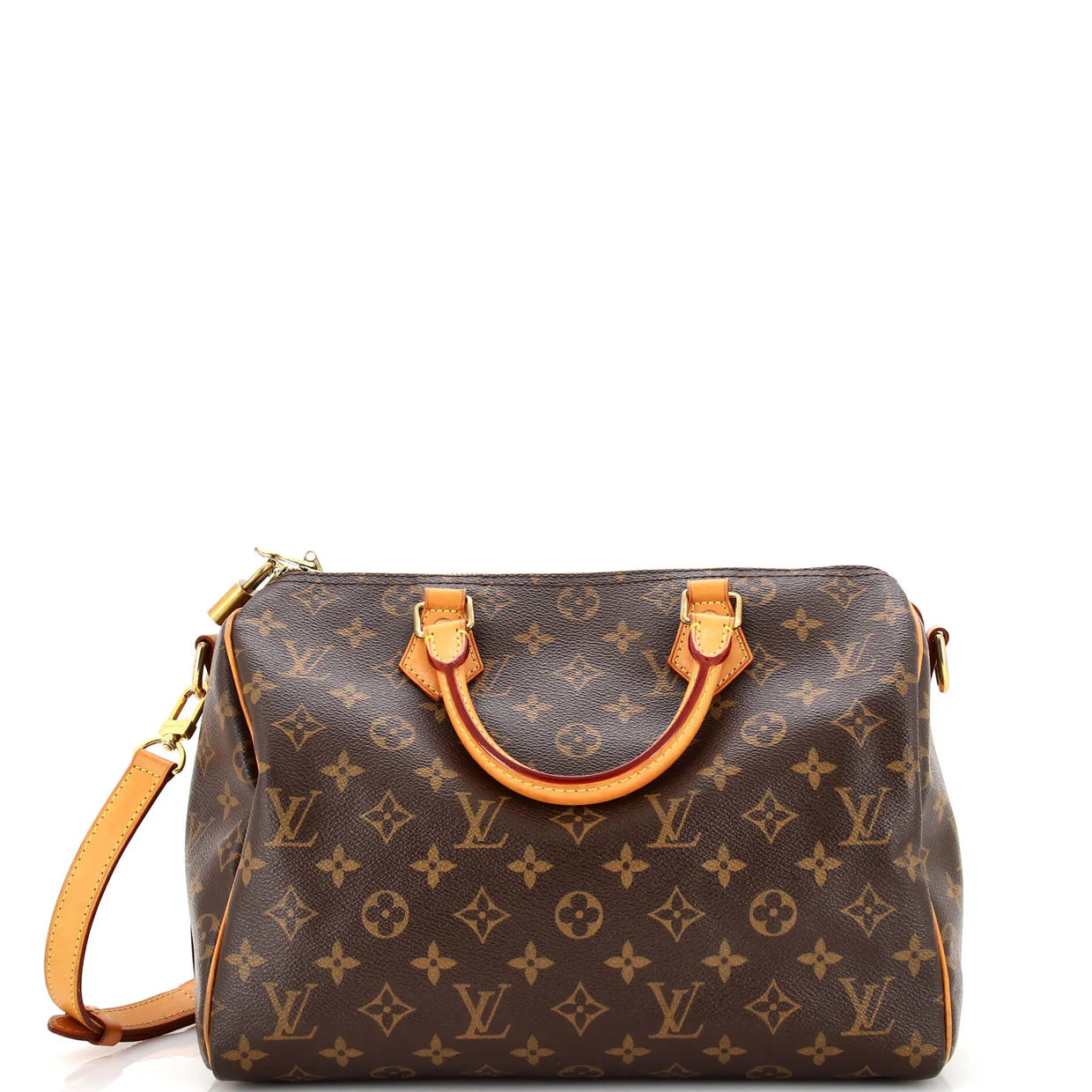 Speedy Bandouliere Bag Monogram Canvas 30 - Deep Luxury
