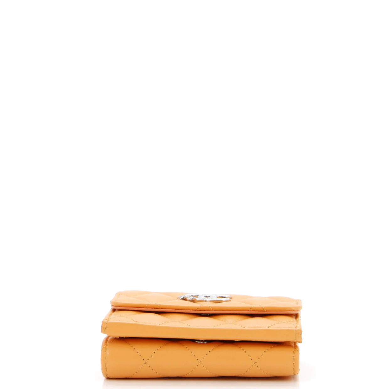 CC Stars Trifold Flap Wallet Quilted Lambskin Small - Deep Luxury