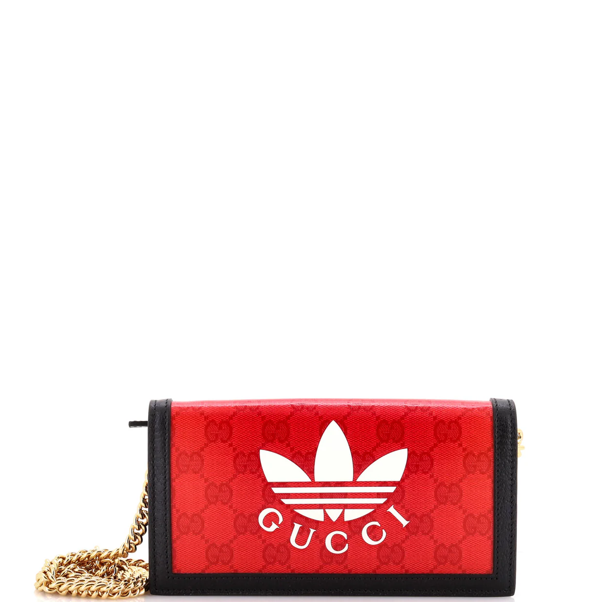 x adidas Wallet on Chain GG Coated Canvas - Deep Luxury