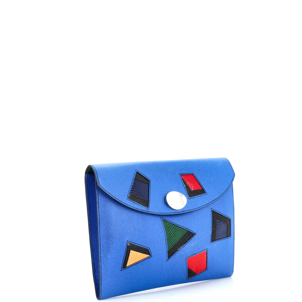 Rio Clutch Leather with Lizard PM - Deep Luxury