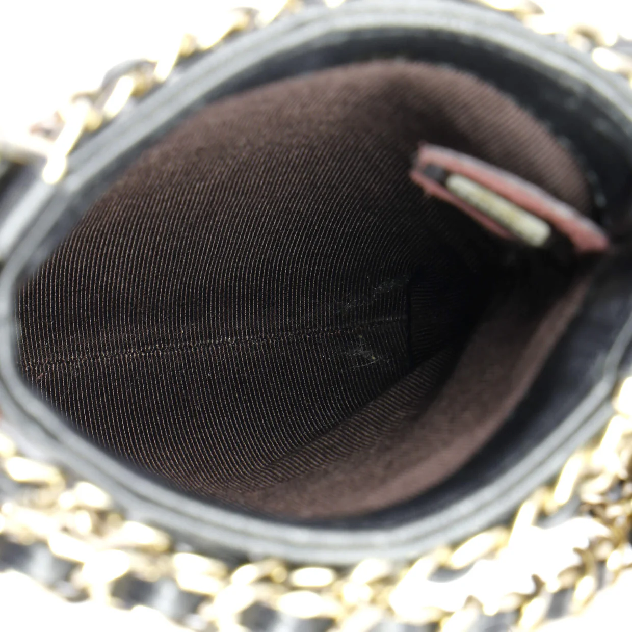 Tech Me Out Clutch With Chain Lambskin - Deep Luxury