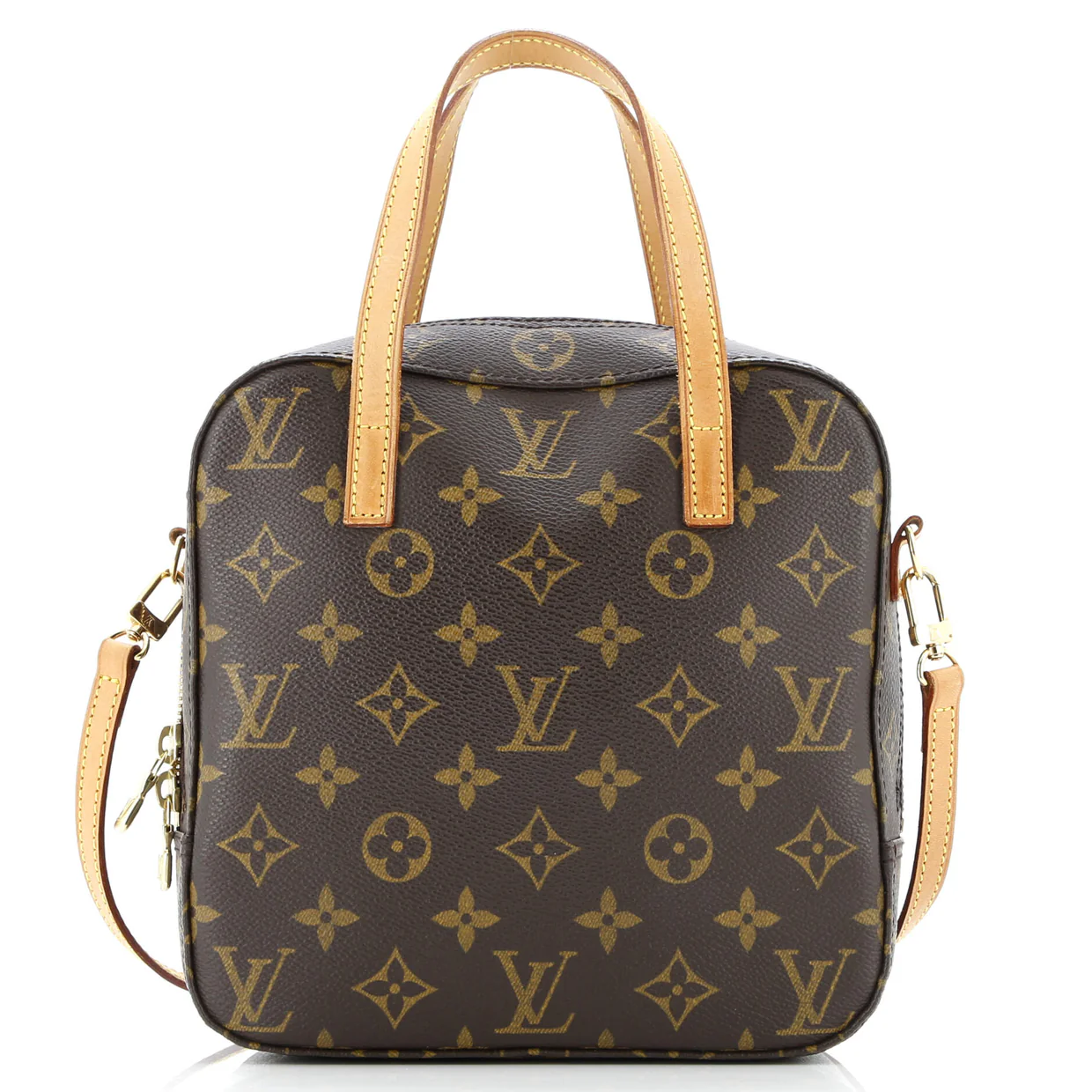 Spontini Handbag Monogram Canvas - Deep Luxury