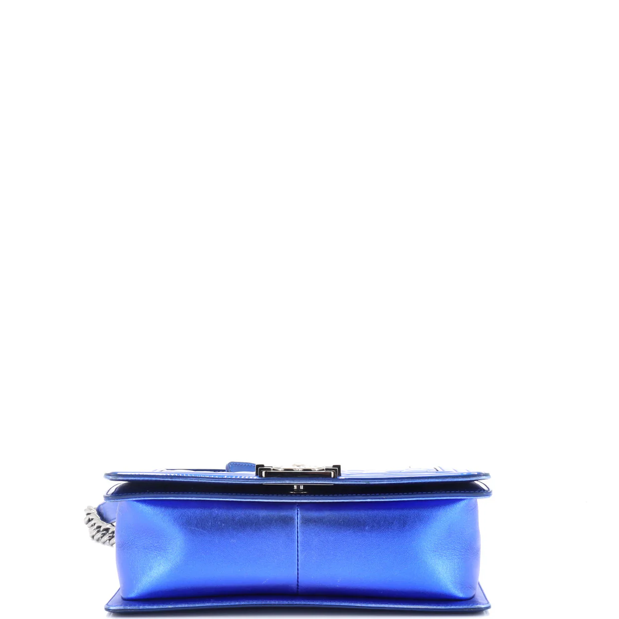 Boy Flap Bag Quilted Patent Old Medium - Deep Luxury