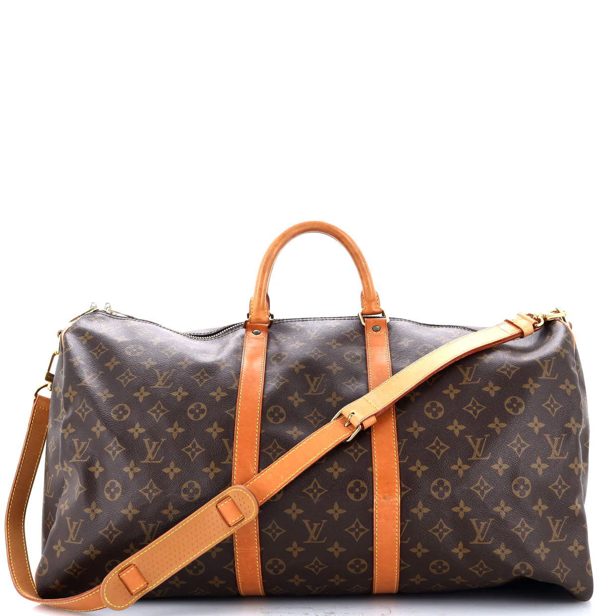 Keepall Bandouliere Bag Monogram Canvas 55 - Deep Luxury