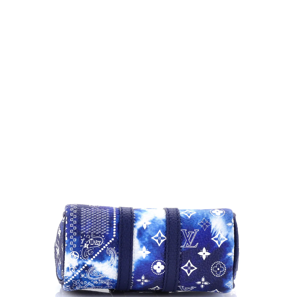 Mini Keepall Bag Charm And Key Holder Limited Edition Monogram Bandana Leather - Deep Luxury