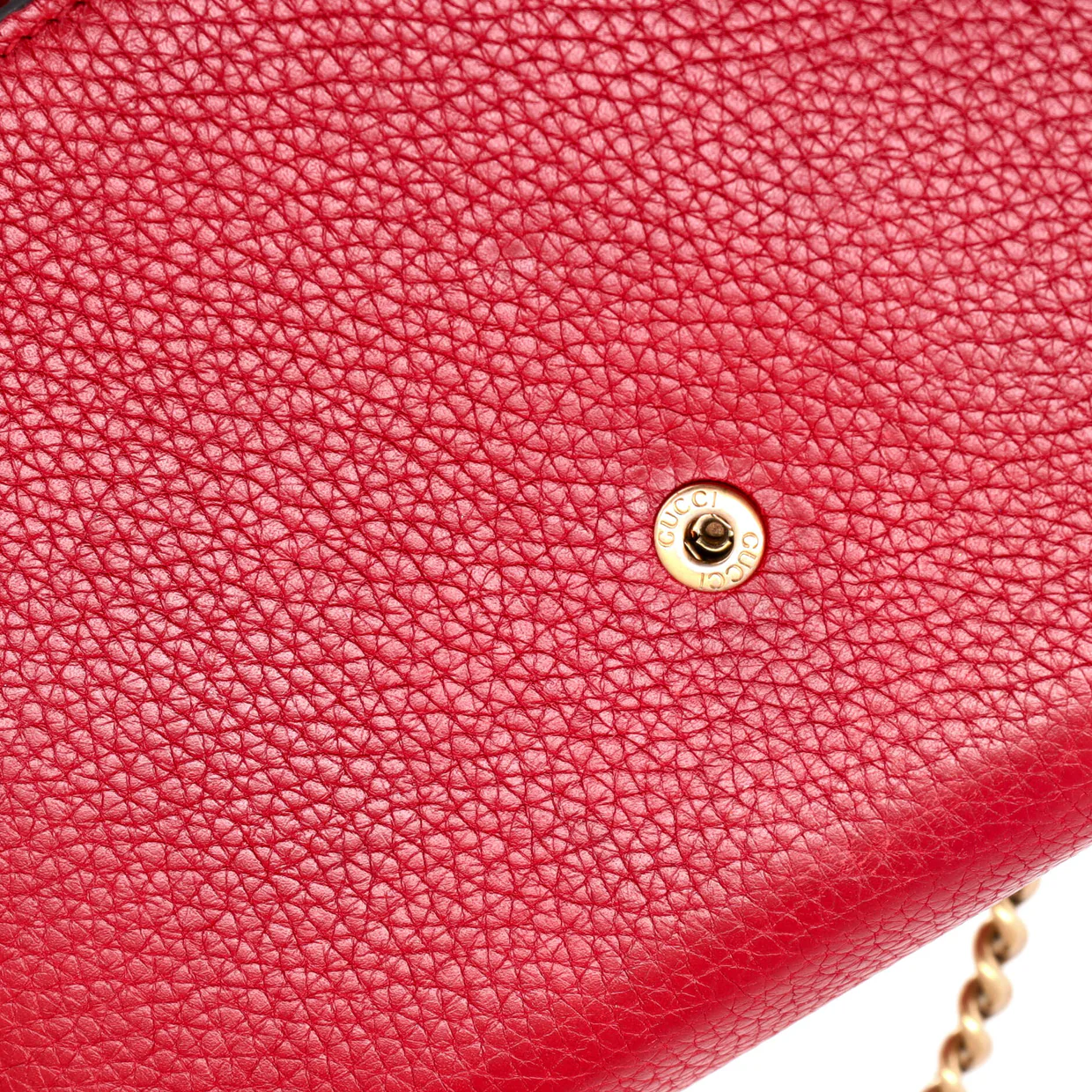 GG Marmont Chain Wallet Leather Mini - Deep Luxury