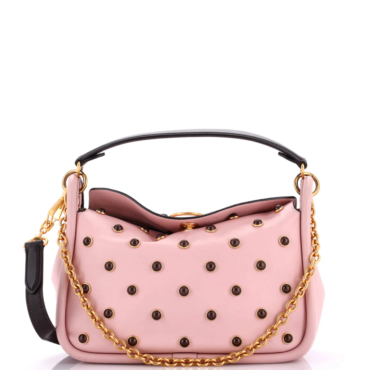 Leighton Shoulder Bag Leather Small - Deep Luxury