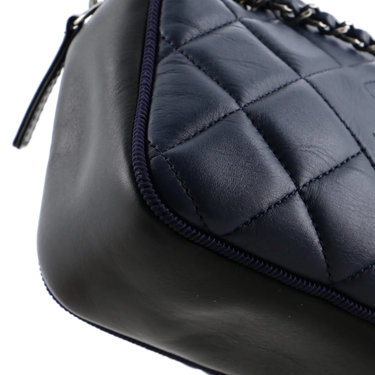Ballerine Camera Case Bag Quilted Calfskin Small - Deep Luxury