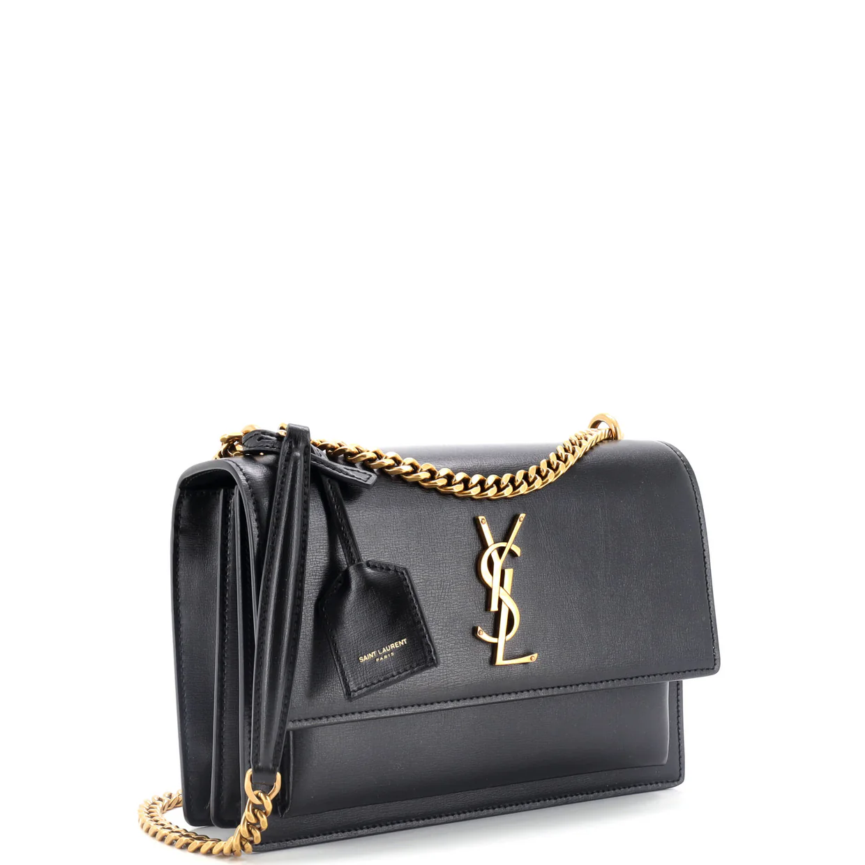Sunset Crossbody Bag Leather Medium - Deep Luxury