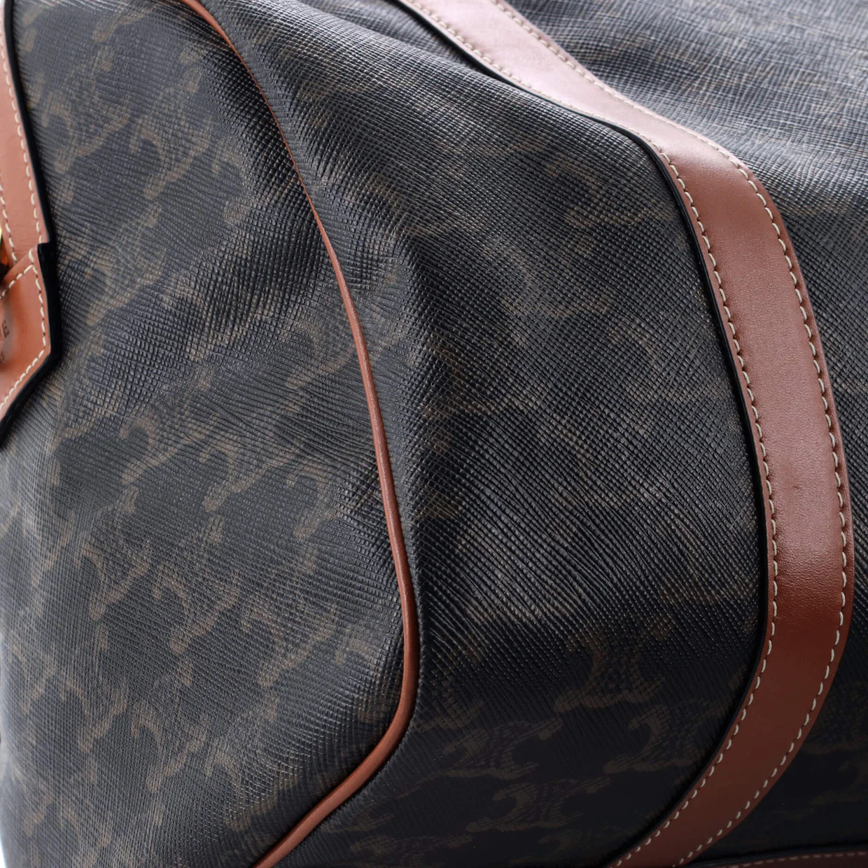 Boston Bag Triomphe Coated Canvas Medium - Deep Luxury