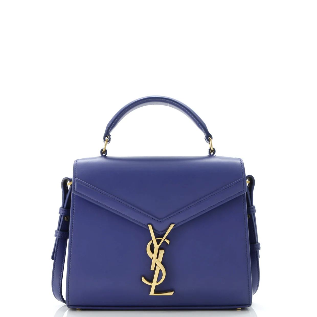 Cassandra Top Handle Bag Leather Mini - Deep Luxury