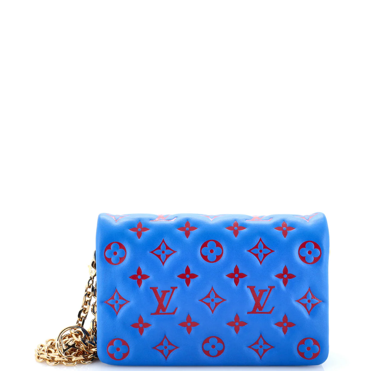 Coussin Pochette Monogram Embossed Lambskin - Deep Luxury