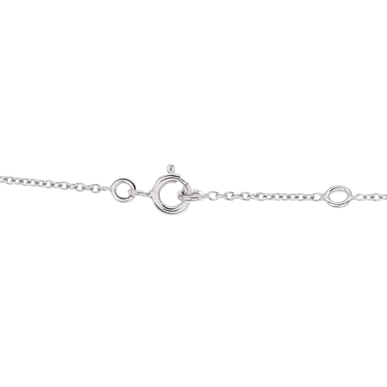 Kelly Amulette Pendant Necklace 18K White Gold and Diamonds - Deep Luxury