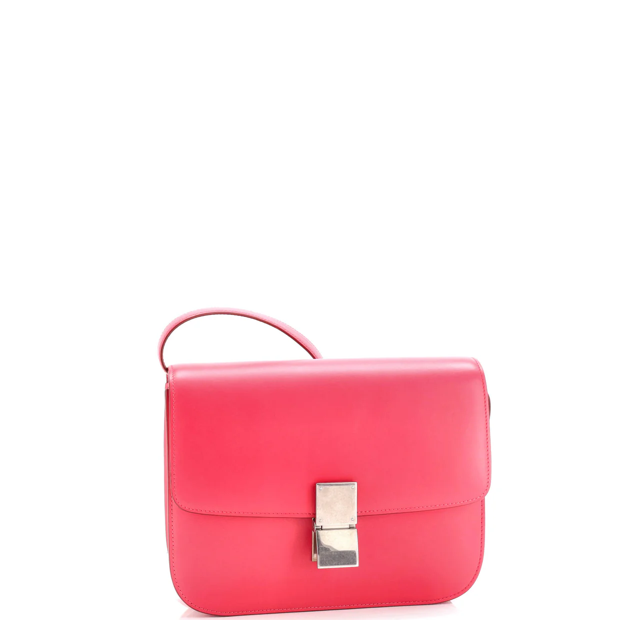 Classic Box Bag Smooth Leather Medium - Deep Luxury