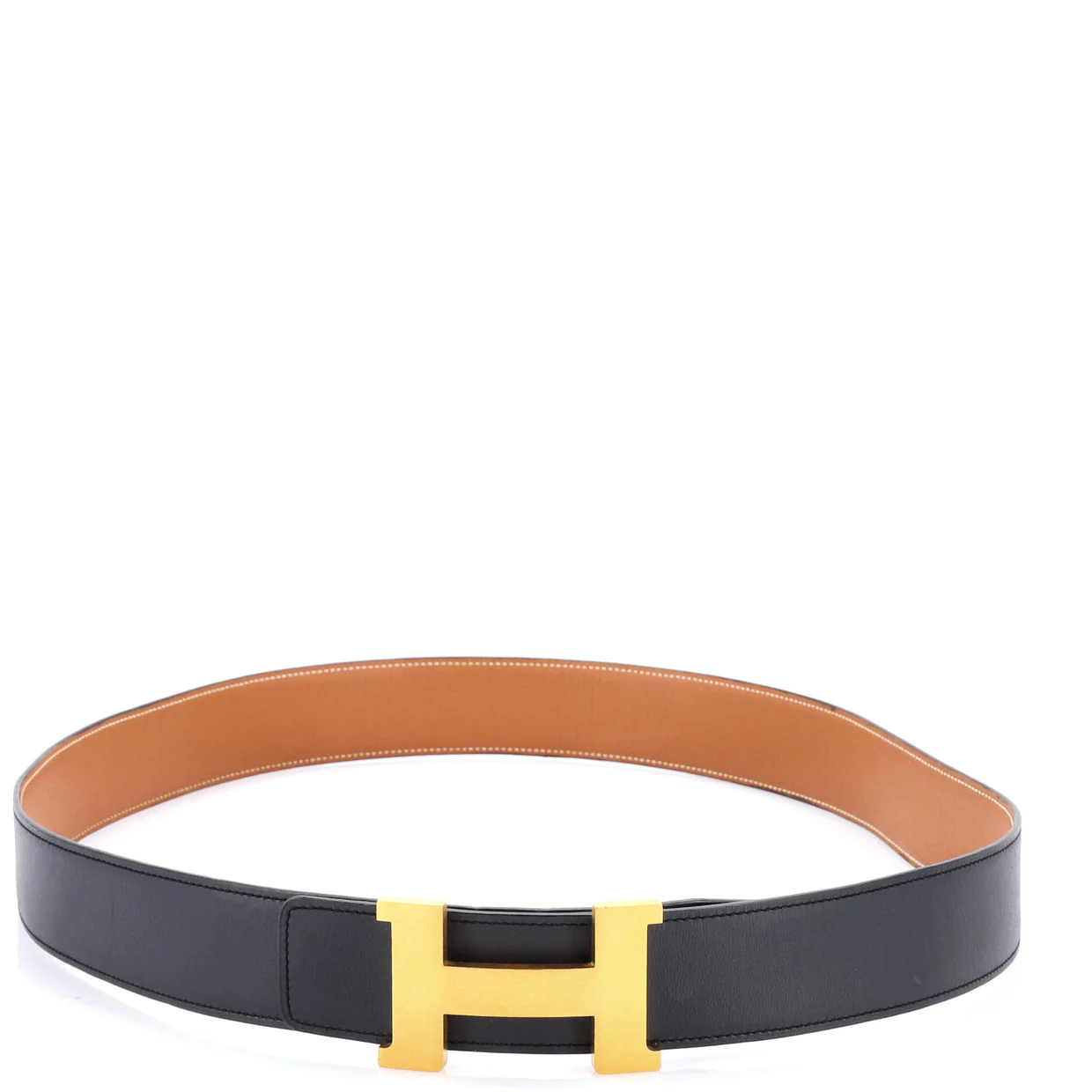 Constance Reversible Belt Leather Wide 110 - Deep Luxury