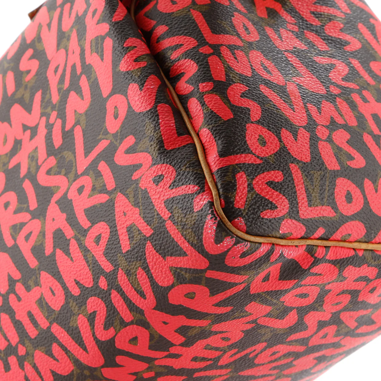 Speedy Handbag Limited Edition Monogram Graffiti 30 - Deep Luxury