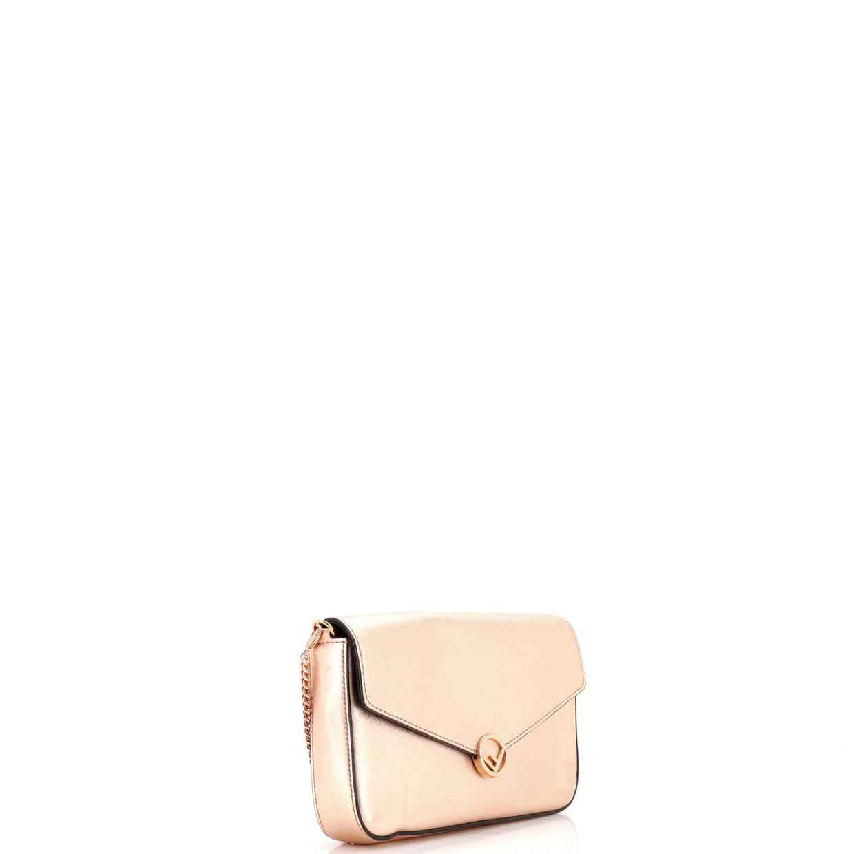 F Is Fendi Envelope Chain Clutch Leather Small - Deep Luxury