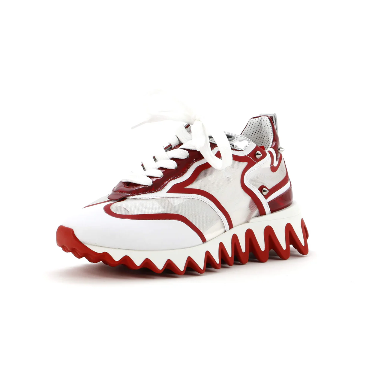 Women's Sharkina Sneakers Leather and Mesh - Deep Luxury