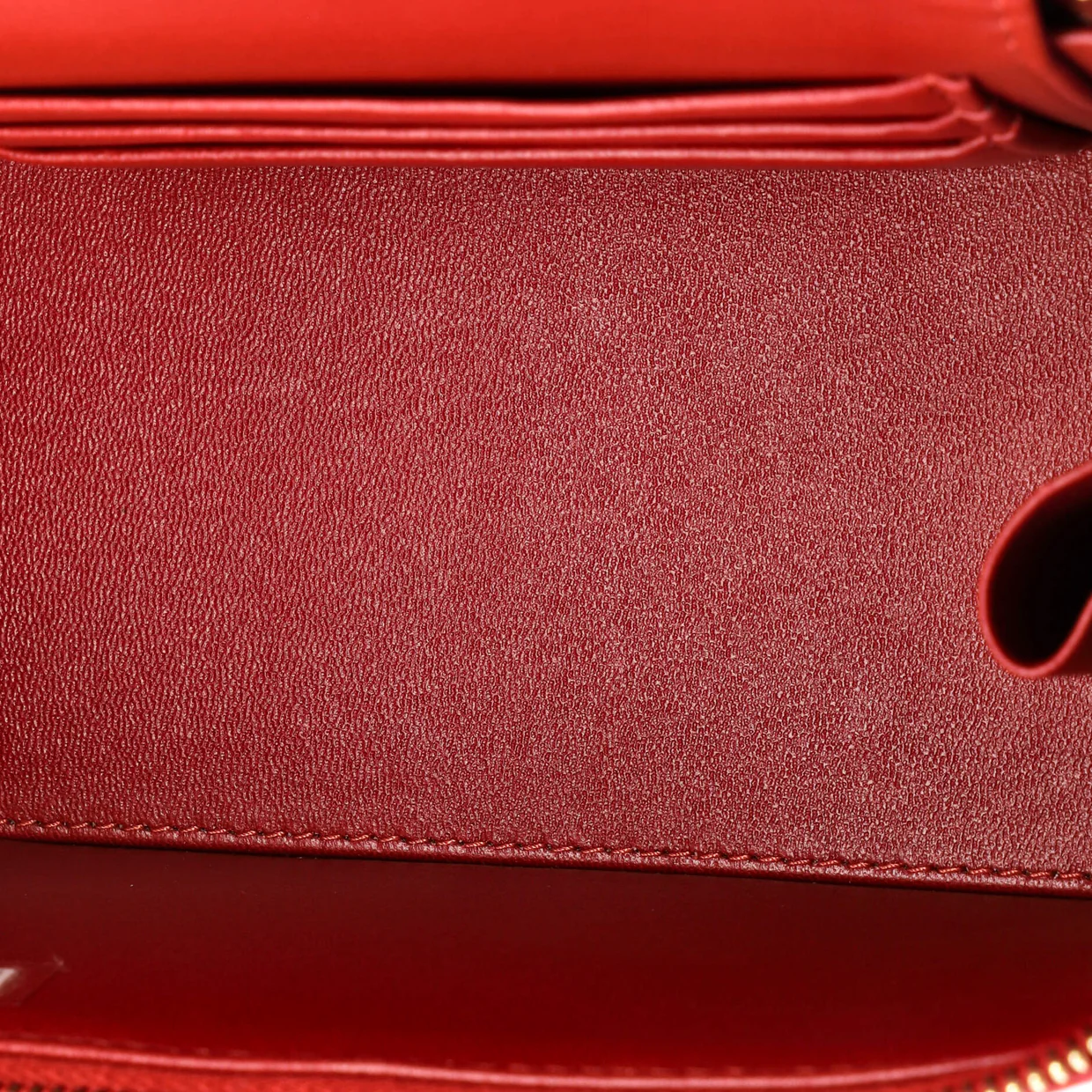 All Slide Long Vanity Case with Chain Quilted Lambskin Small - Deep Luxury