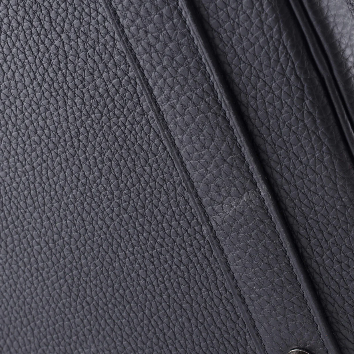 HAC Birkin Bag Noir Togo with Palladium Hardware 40 - Deep Luxury