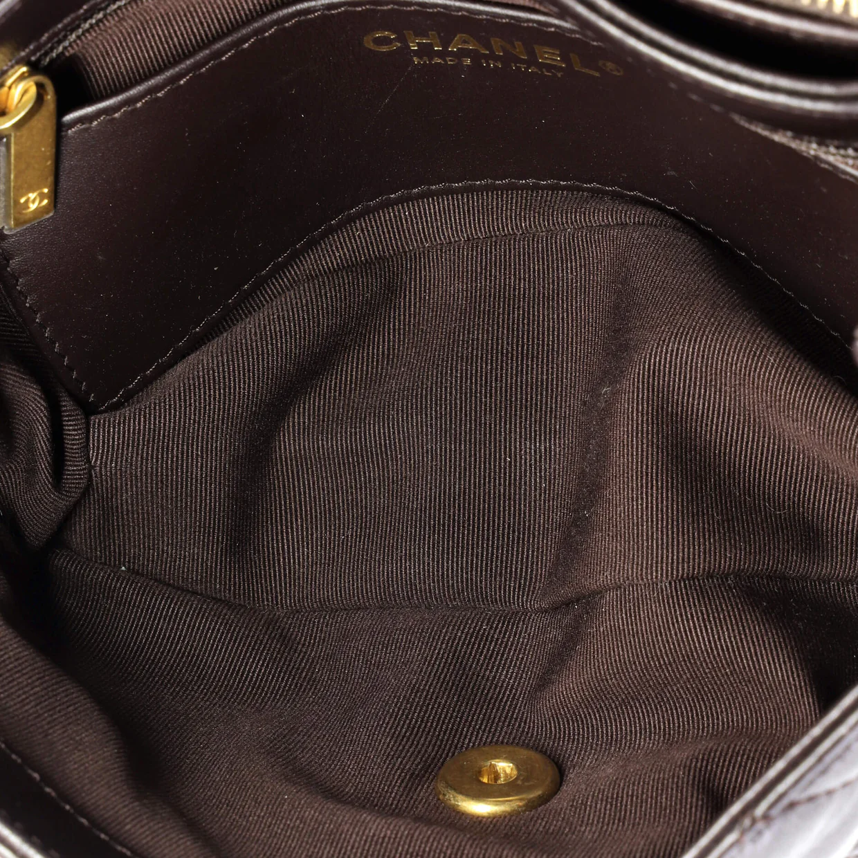 All Slide Long Flap Bag Quilted Lambskin Small - Deep Luxury