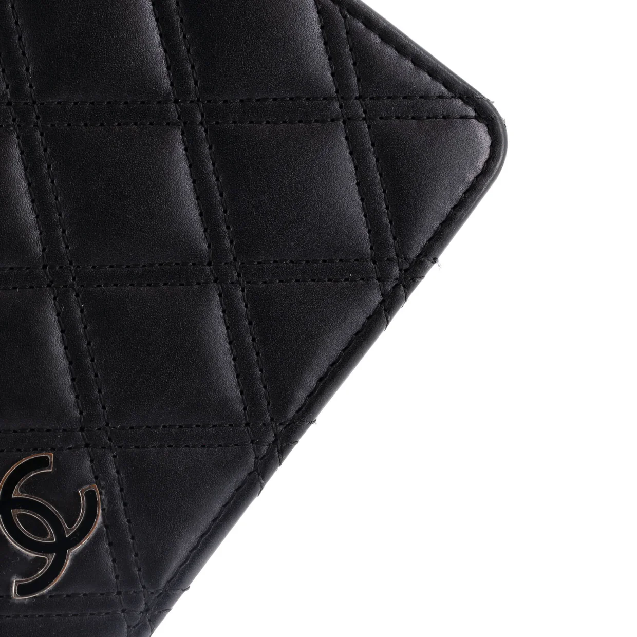 Double Stitch L-Yen Wallet Quilted Lambskin - Deep Luxury