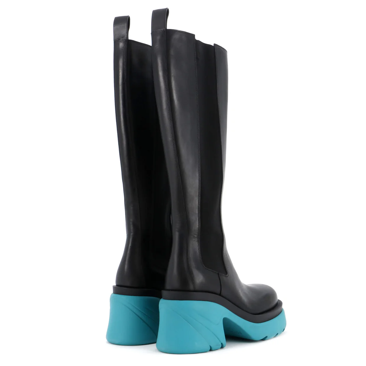 Women's The Flash Knee High Chelsea Boots Leather - Deep Luxury
