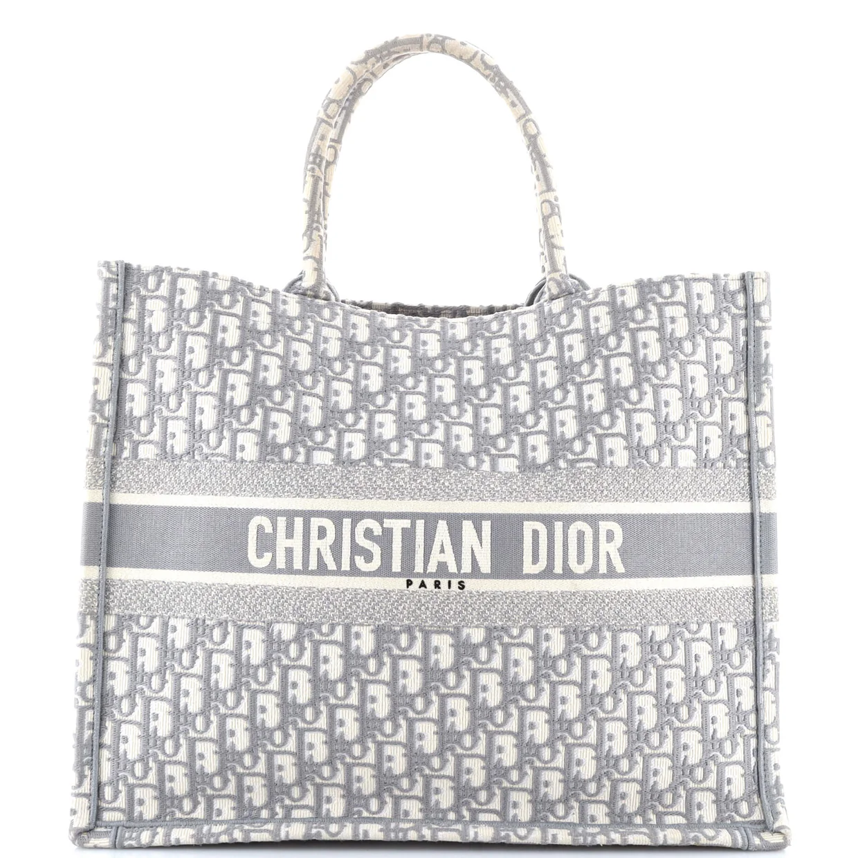 Book Tote Oblique Canvas Large - Deep Luxury