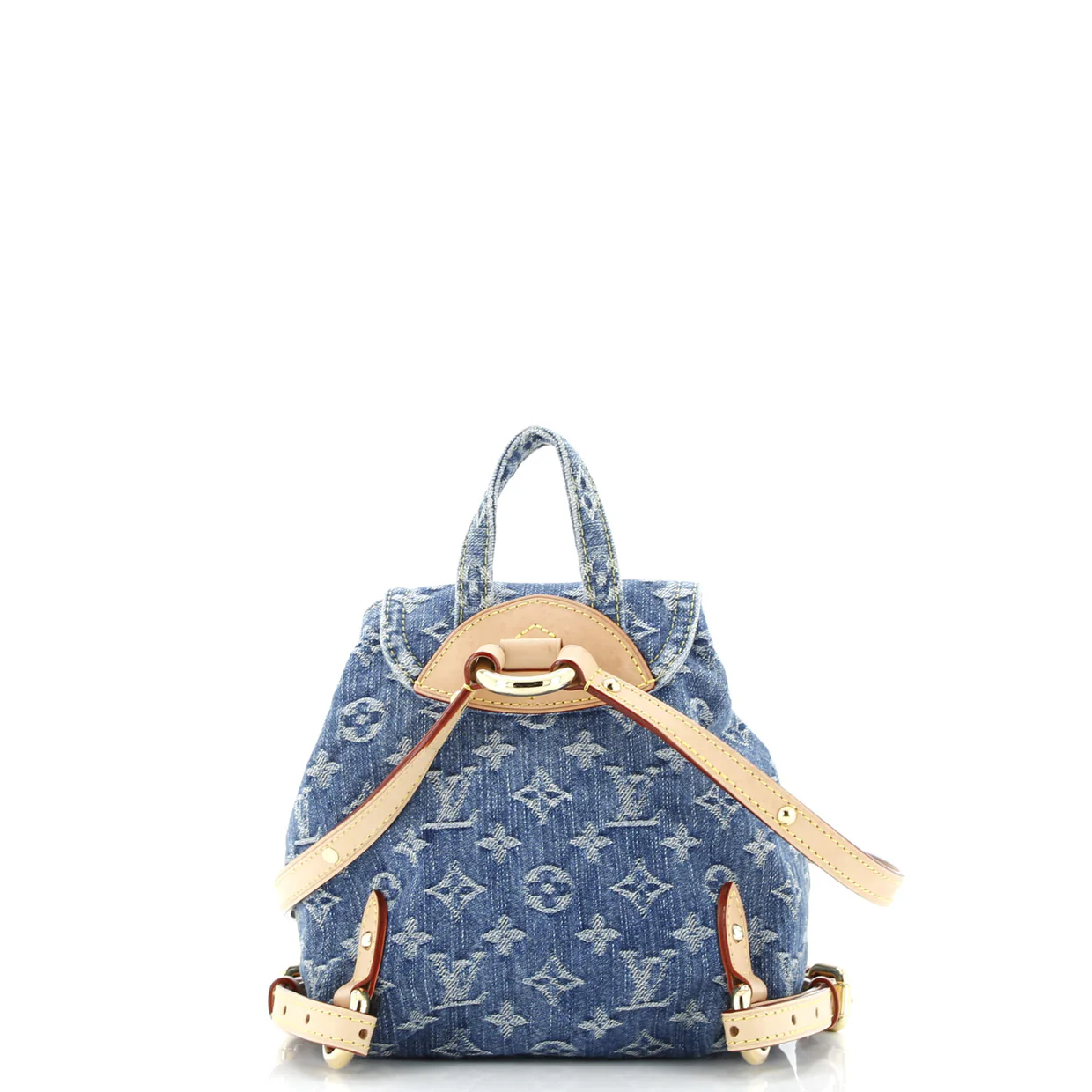 Venice Backpack Monogram Denim - Deep Luxury