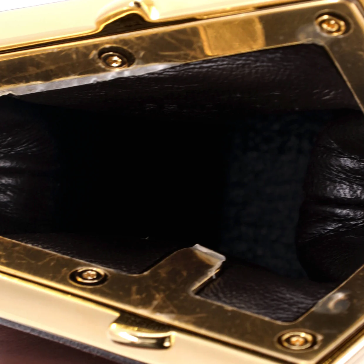First Charm Crossbody Bag Leather Nano - Deep Luxury
