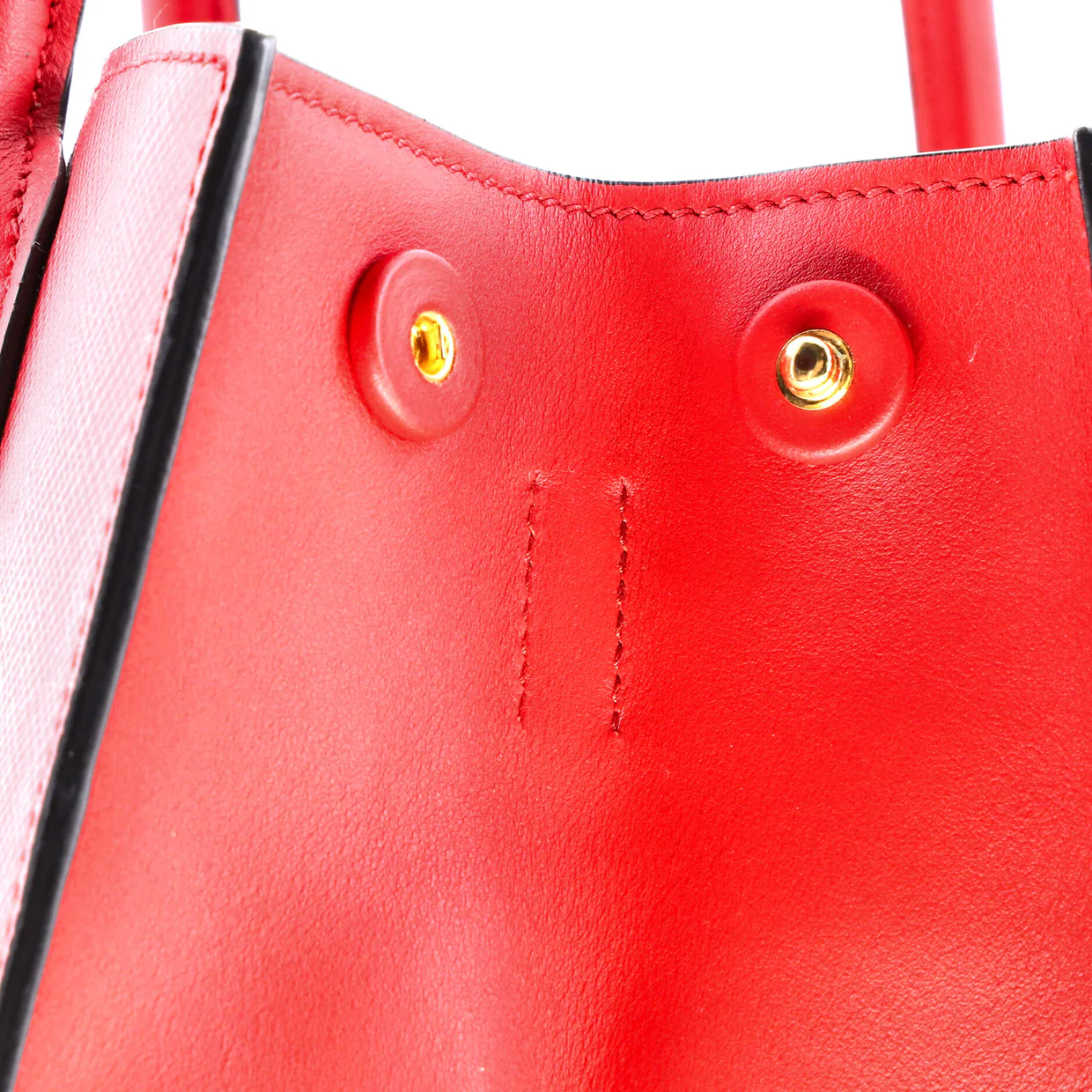 Monochrome Tote Saffiano with City Calf Medium - Deep Luxury