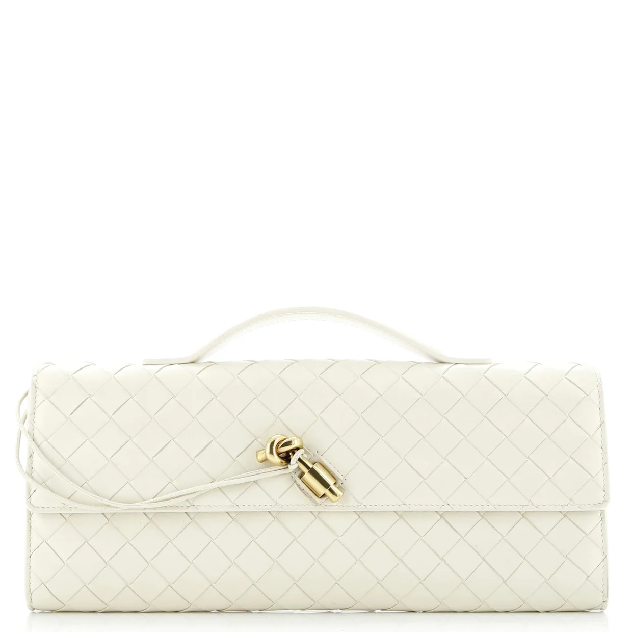 Andiamo Top Handle Clutch Intrecciato Nappa Long - Deep Luxury