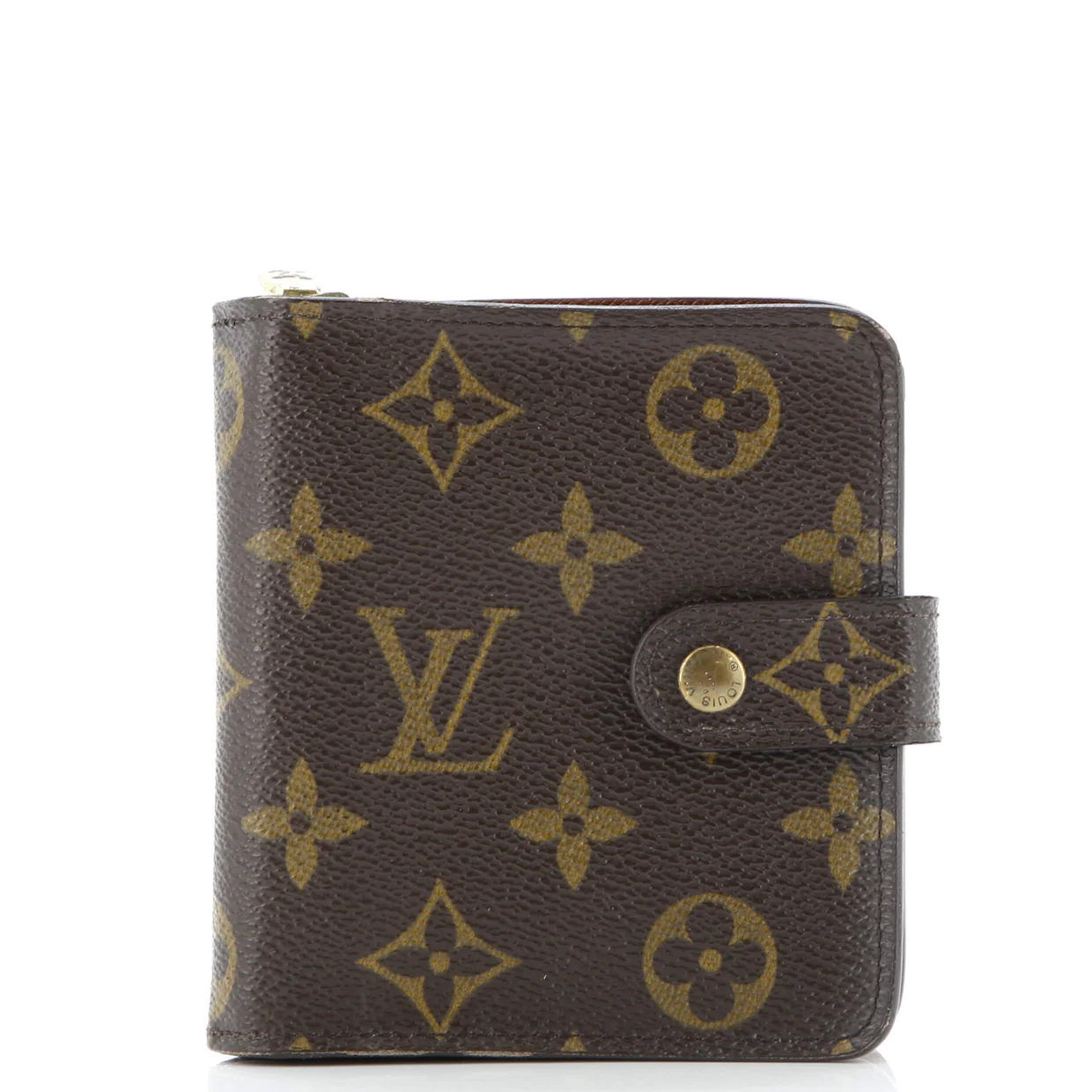 Compact Zippe Wallet Monogram Canvas - Deep Luxury