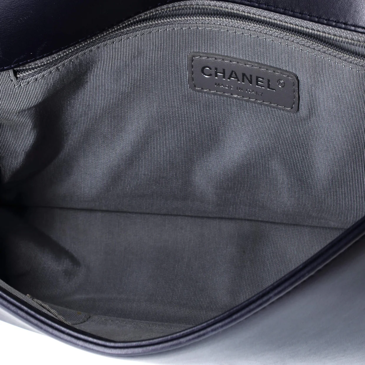 Boy Flap Bag Chevron Calfskin New Medium - Deep Luxury