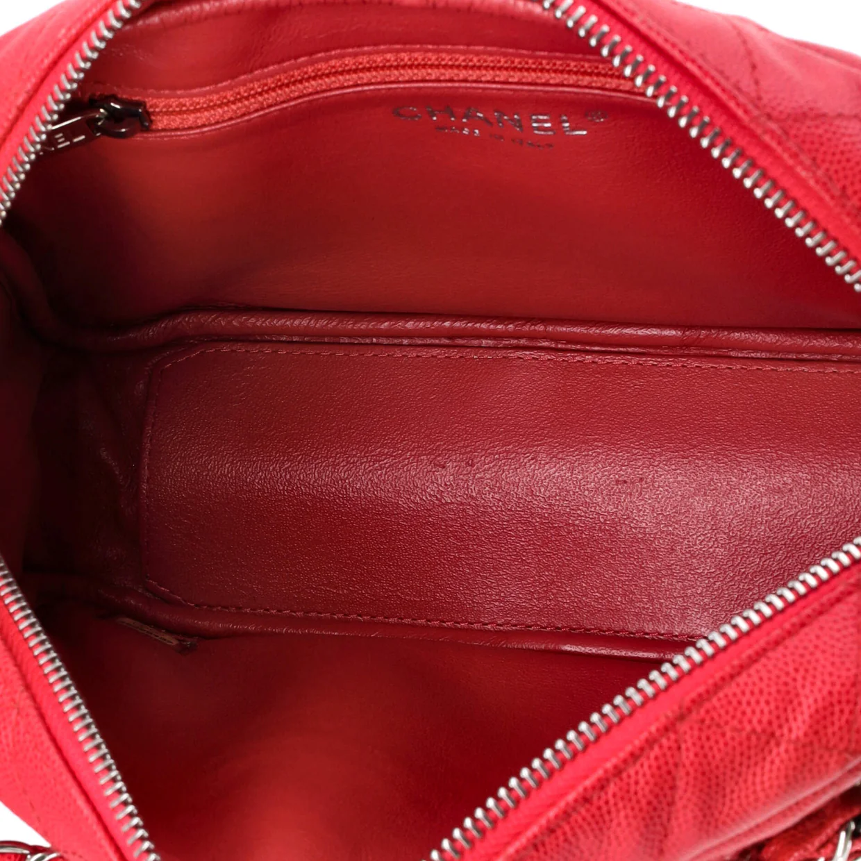 Camera Case Bag Quilted Caviar Small - Deep Luxury