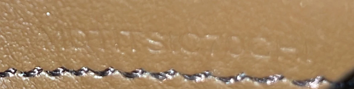 Henley Wallet on Chain Leather with House Check Canvas - Deep Luxury