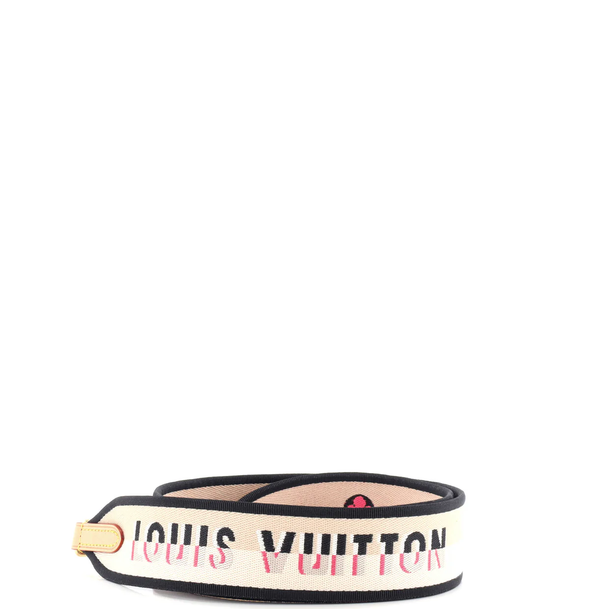 Logo Shoulder Strap Jacquard Wide - Deep Luxury