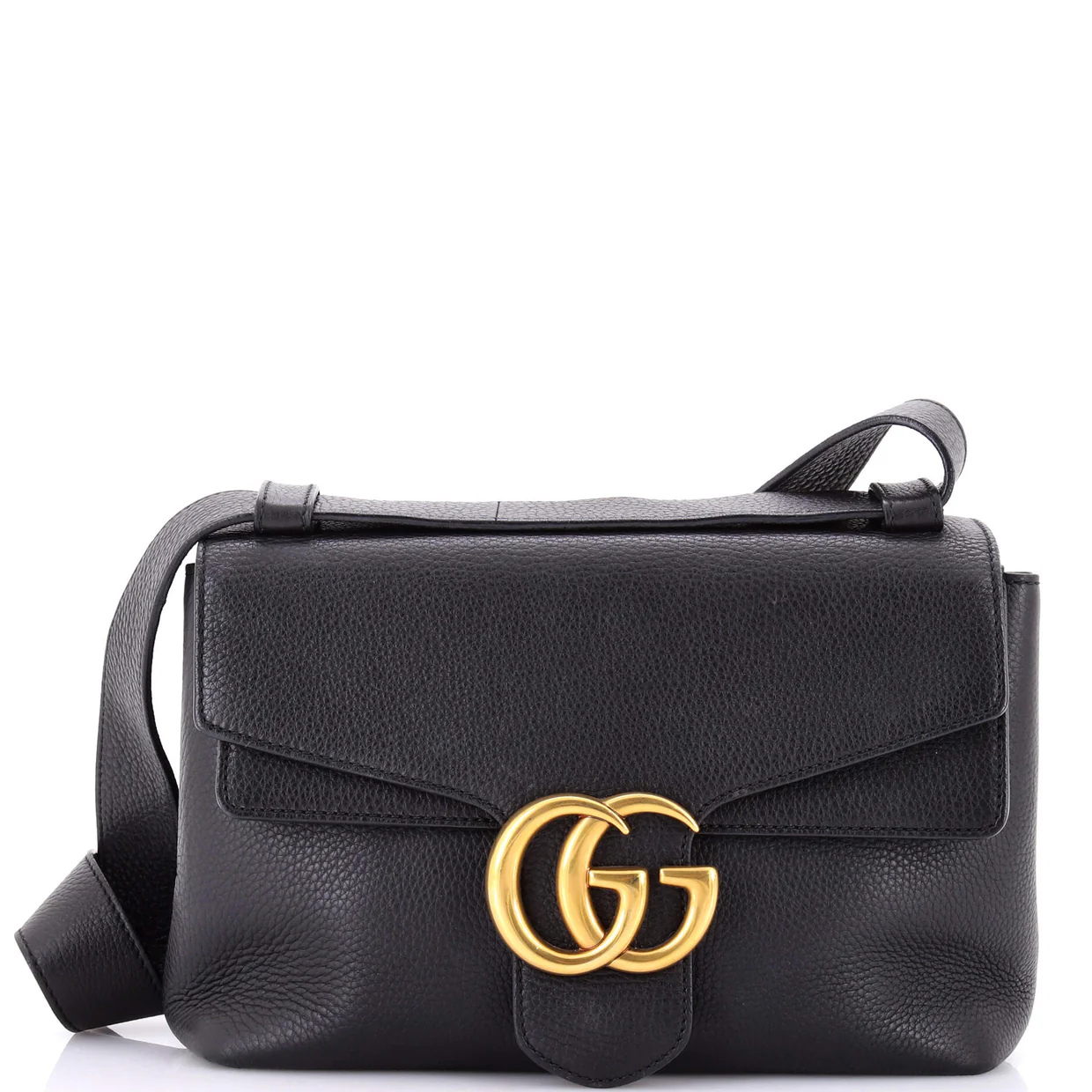 GG Marmont Shoulder Bag Leather Small - Deep Luxury