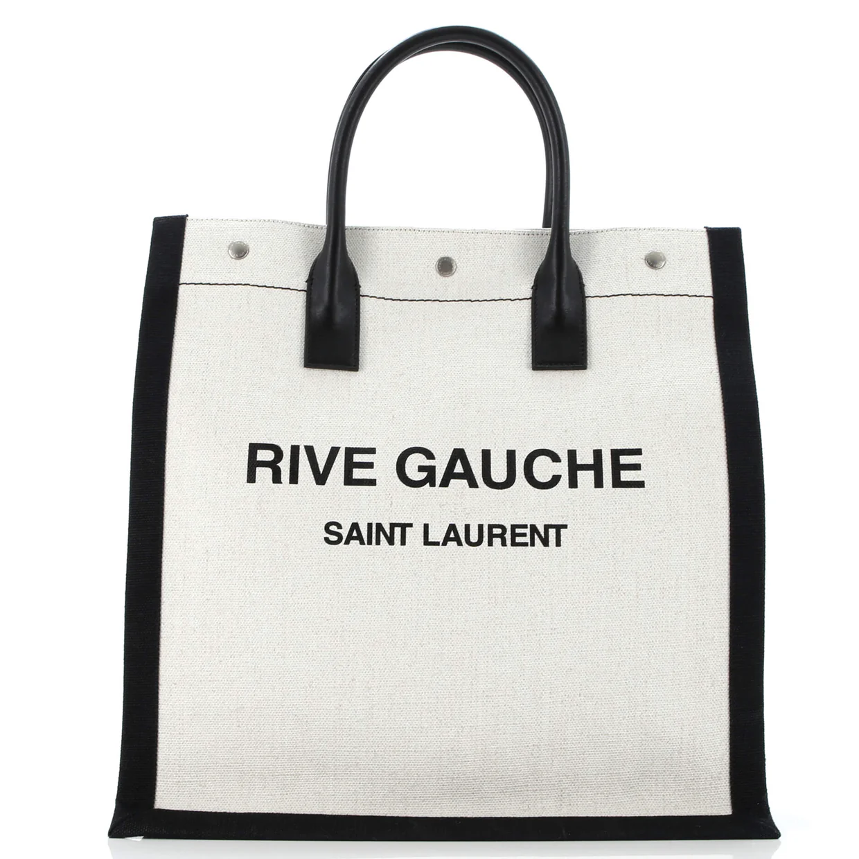 Rive Gauche Shopper Tote Canvas Tall - Deep Luxury